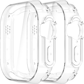 Simpeak 2-Piezas Funda Compatible con Apple Watch Ultra 1/2 49mm, Funda Protectora Ligera de Silicona Suave Ultrafina de TPU