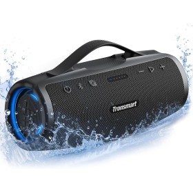 Tronsmart Mirtune S100 Altavoz Bluetooth 50W, Altavoz Portátil Potente, Resistente al Agua IPX7, Retractable Handle, 20H de