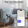 Air Tag Smart Tracker 4 Pack, Buscador de Objetos Bluetooth Funciona con Buscar Apple (Sólo iOS, Android NO Funciona) IP67