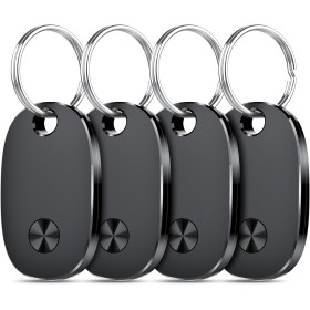 Air Tag Smart Tracker 4 Pack, Buscador de Objetos Bluetooth Funciona con Buscar Apple (Sólo iOS, Android NO Funciona) IP67