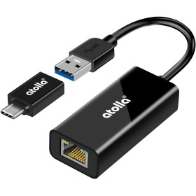 atolla USB Ethernet Adapter, USB C Ethernet RJ45 Gigabit, USB LAN 1000Mbps, Ethernet to USB C Adapter for Macbook, USB LAN