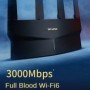 TP-LINK WIFI6 AX3000 Gigabit enrutador inalámbrico 5G red de malla AP 