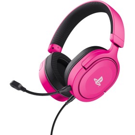Trust Gaming GXT 498P Forta Cascos PS5 Licencia Oficial para Playstation 5, Drivers de 50 mm, Audio 3D, Diadema Regulable,
