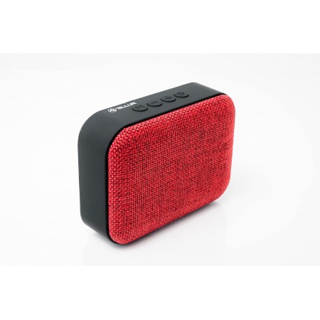 TELLUR Callisto Altavoz Bluetooth Portátil, Diseño de Tela Ultra Compacto, Altavoz Bluetooth Radio Pequeño, Manos Libres, USB,