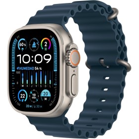 Apple Watch Ultra 2 [GPS + Cellular, 49MM] con Caja de Titanio Resistente y Correa Ocean Azul, Talla Unica (Reacondicionado)