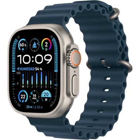 Apple Watch Ultra 2 [GPS + Cellular, 49MM] con Caja de Titanio Resistente y Correa Ocean Azul, Talla Unica (Reacondicionado)