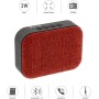 TELLUR Callisto Altavoz Bluetooth Portátil, Diseño de Tela Ultra Compacto, Altavoz Bluetooth Radio Pequeño, Manos Libres, USB,