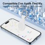 Localizador Bluetooth Blanco - 2 Pack Air Tracker Tag Funciona con Apple Buscar (Sólo iOS 14.5+), Encuentra Teléfono y Llaves,