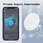 Localizador Bluetooth Blanco - 2 Pack Air Tracker Tag Funciona con Apple Buscar (Sólo iOS 14.5+), Encuentra Teléfono y Llaves,