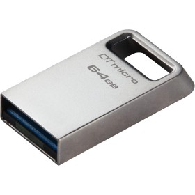 Kingston DataTraveler Micro USB Flash Drive 64GB 200MB/s Metal USB 3.2 Gen 1 - DTMC3G2/64GB