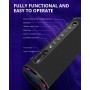 Tronsmart T7 Lite Altavoz Bluetooth 5.3, Potente, Portátil, con Luz LED de Color, IPX7, 24H de Reproducción, Sonido Estéreo,