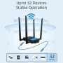 Enrutador WiFi 4G, enrutador inalámbrico de banda ancha 4G de grado In