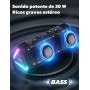 RIENOK S11 Altavoz Bluetooth Potente Impermeable IPX7 3 EQ Modos USB Audio Bluetooth 5.3 Portátil Inalámbrica Dura 24 Horas