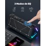 RIENOK S11 Altavoz Bluetooth Potente Impermeable IPX7 3 EQ Modos USB Audio Bluetooth 5.3 Portátil Inalámbrica Dura 24 Horas