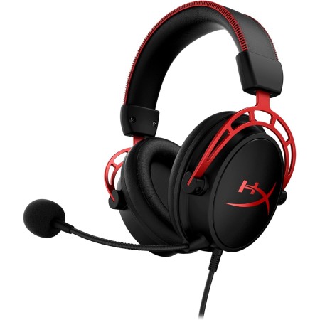 HyperX Cloud Alpha – Cascos de Gaming con cable trenzado extraíble, compatibles con PS4, Xbox One y platformas de 3.5 mm