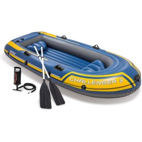 Intex Challenger Inflatable Boat Set with Oars + Inflator