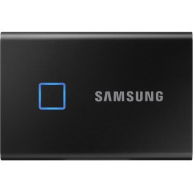Samsung T7 Touch Portable SSD - 1 TB - USB 3.2 Gen.2 External SSD Metallic Black (MU-PC1T0K/WW)