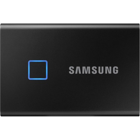 Samsung T7 Touch Portable SSD - 1 TB - USB 3.2 Gen.2 External SSD Metallic Black (MU-PC1T0K/WW)