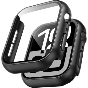TAURI 2 Pack Funda Apple Watch 10 46mm,Ultra Delgada PC Funda, Protección Completa, Protector Apple Watch 46mm[contra caídas]
