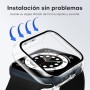 TAURI 2 Pack Funda Apple Watch 10 46mm,Ultra Delgada PC Funda, Protección Completa, Protector Apple Watch 46mm[contra caídas]