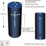 Ultimate Ears Boom 4, Altavoz Bluetooth portátil Resistente al Agua con Sonido de 360 Grados, inmersivo, nítido, Altavoz