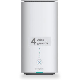 STRONG - Router WiFi 6 5G AX3000 - hasta 3,2 Gbps - 2 Puertos RJ45-1 Gbps + 2,5 Gbps- Funciona con Nano SIM Cualquier Operador -