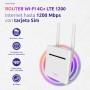 STRONG - Router WiFi 6 5G AX3000 - hasta 3,2 Gbps - 2 Puertos RJ45-1 Gbps + 2,5 Gbps- Funciona con Nano SIM Cualquier Operador -