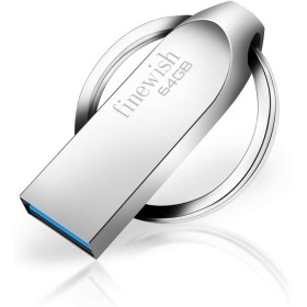 USB Flash Drive 64GB 3.0, Metal Pendrive 64GB USB 3.0 Flash Drive Waterproof USB Stick 64GB for Computers, Tablets External Data