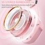 Auriculares Gaming con Micrófono Suave, Sonido Surround Claro, Auriculares Ajustables Ligeros y Cómodos, Auriculares para PS5