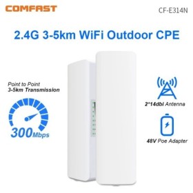 Comfast punto de acceso al aire libre 300Mbps 3-5KM enrutador de largo