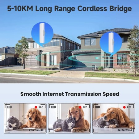 Comfast punto de acceso al aire libre 300Mbps 3-5KM enrutador de largo
