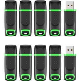 KEXIN 16GB USB Flash Drive 10 Pack, Pendrive 16GB USB 2.0 Flash Drives 16G USB Flash Drives for PC Windows TV Mac, 10 Pack