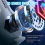 Ozeino Cascos Gaming para Ps4 Ps5 PC Xboxone, Auriculares con Micrófono, Bajos Estéreo, Control de Volumen, LED RGB