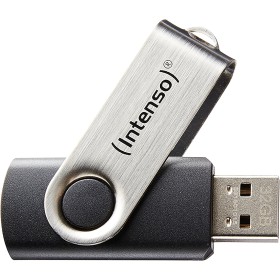 Intenso Basic Line USB 2.0 Flash Drive 64GB (28MB/s), Black/Silver