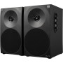 Woxter Dynamic Line 410 – Altavoces estéreo 2.0 Autoamplificados con 150W de potencia, Madera, Woofer de 4 pulgadas, 2 Tweeter,