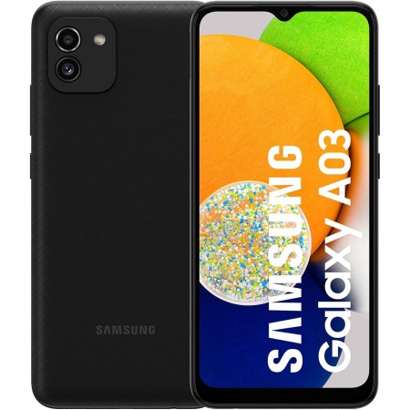 Samsung Galaxy A03 (64 GB) Negro - Smartphone Android, Teléfono Móvil Libre con 4 GB de RAM (Versión ES)