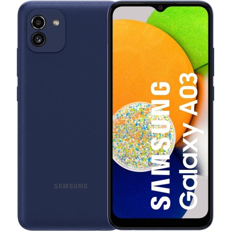Samsung Galaxy A03 (64 GB) Azul - Smartphone Android, Teléfono Móvil Libre con 4 GB de RAM (Versión ES)