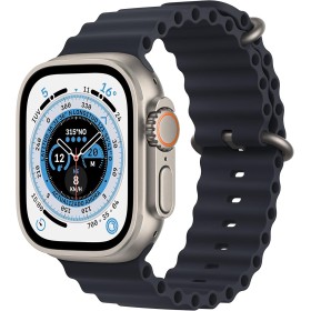 Apple Watch Ultra (GPS + Cellular, 49mm) Caja de Titanio con Correa Ocean en Color Medianoche - Talla Unica (Reacondicionado)