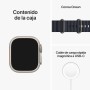 Apple Watch Ultra (GPS + Cellular, 49mm) Caja de Titanio con Correa Ocean en Color Medianoche - Talla Unica (Reacondicionado)