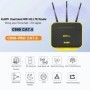 Enrutador KuWFi CAT6 CAT4 4G + 4G, 1200Mbps, 2,4G, 5GHz, WiFi, módem L