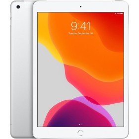 2019 Apple iPad 7th Gen (10,2-pulgadas, Wi-Fi + Celular, 32GB) Plata (Reacondicionado)