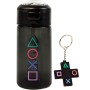 Botella de agua PlayStation Botella deportiva 18oz y llavero Regalo Adultos y ni