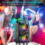 SUPNIU Altavoz Bluetooth Potente de 60W (80W Peak) con Doble Subwoofer y Bajo Profundo, Altavoces Bluetooth Portátiles con