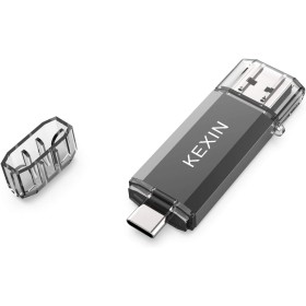 KEXIN USB 3.0 128G Type C and Pendrive 3.0 OTG Flash Drive 64GB 2 in 1 USB Memory Stick for Laptop, Phone and Other USB or