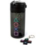 Botella de agua PlayStation Botella deportiva 18oz y llavero Regalo Adultos y ni