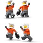 LEGO City Parada en Boxes de F1 y Equipo de Mecánicos con Coche Ferrari de Juguete para Niños y Niñas de 6+ Años, Maqueta de