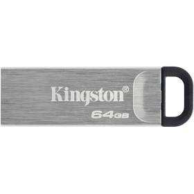 Kingston DataTraveler Kyson USB 3.2 Gen 1 USB Flash Drive 64GB - with Stylish Metal Shell without Cap