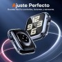 TAURI 2 Pack Funda Apple Watch 10 46mm, Ultra Delgada PC Funda, Protección Completa, Protector Apple Watch 46mm[contra caídas]