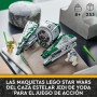 LEGO 75360 Star Wars Caza Estelar Jedi de Yoda, Juego de Construcción de Vehículo de La Guerra de los Clones con Minifigura del
