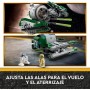 LEGO 75360 Star Wars Caza Estelar Jedi de Yoda, Juego de Construcción de Vehículo de La Guerra de los Clones con Minifigura del